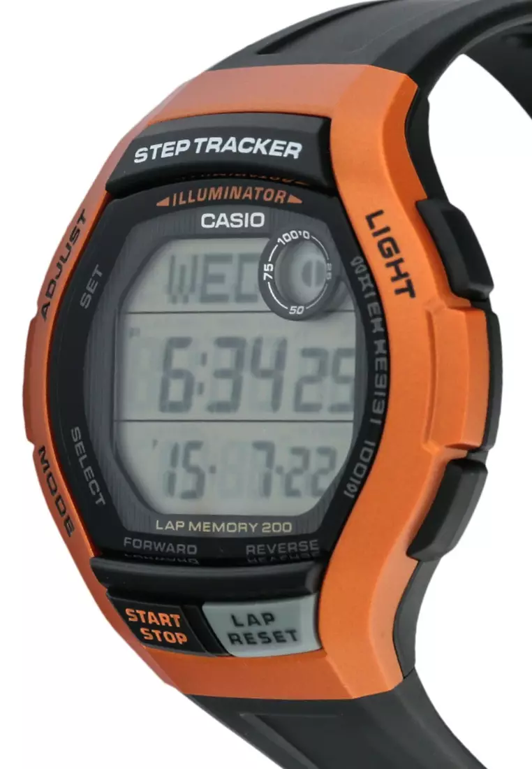 Digital Watch WS-2000H-4AVDF Brown Black