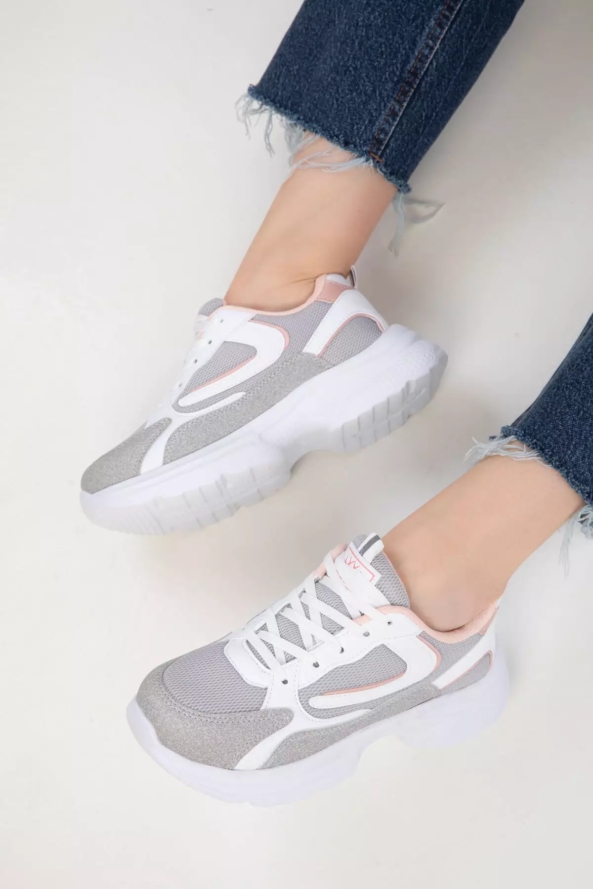 Ice-White-Powder Women's Sneaker 20413