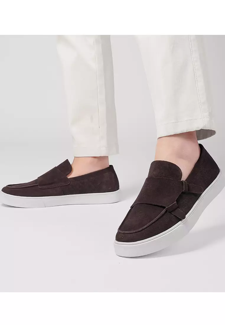 牛反絨孟克式樂福鞋 MK9225-5