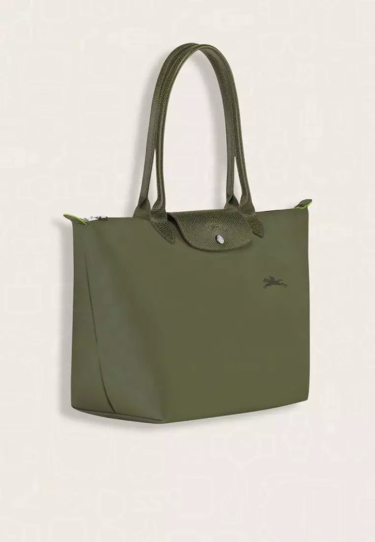 Longchamp Le Pliage Green Tote Bag L Forest