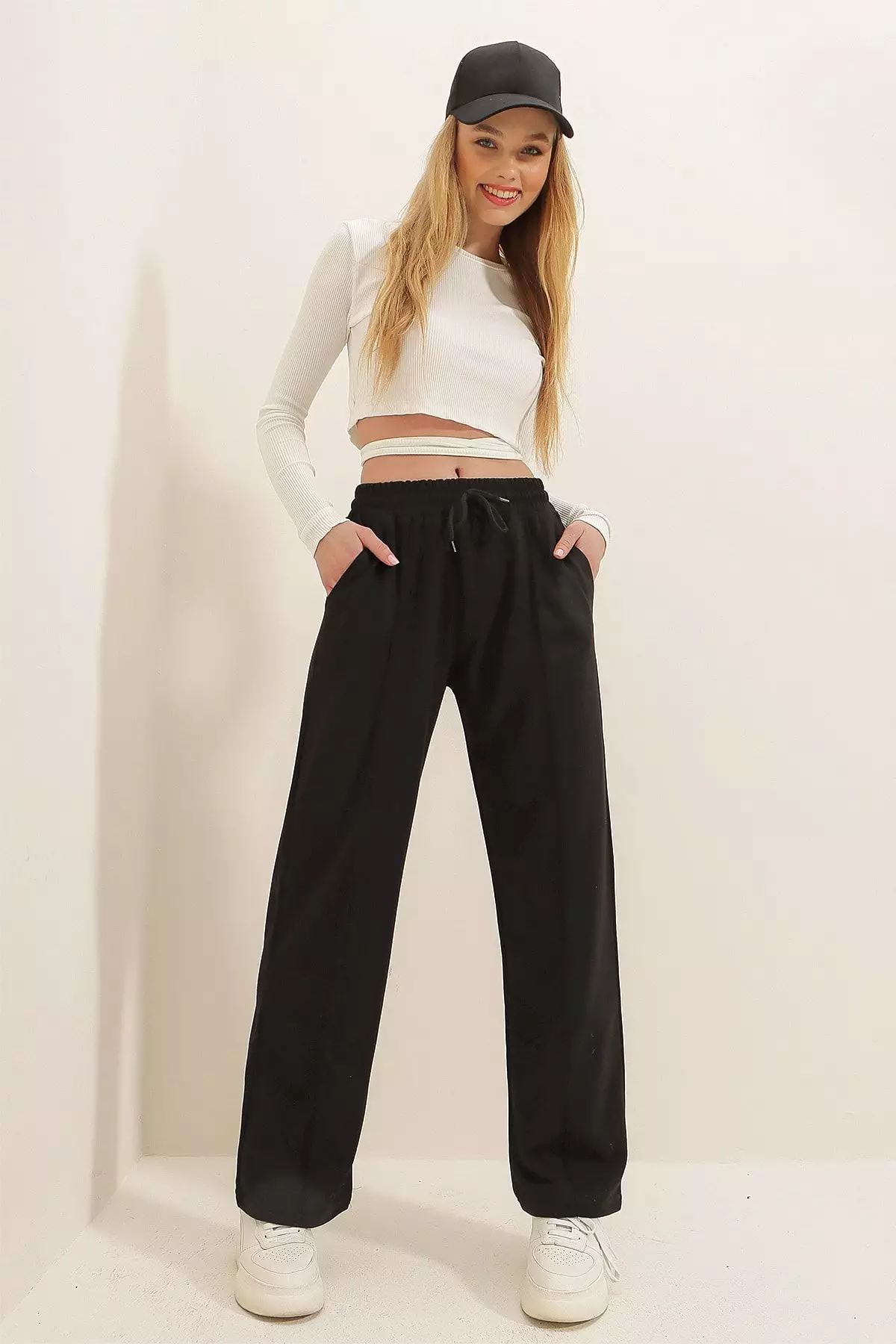 Pleated Front Joggers