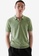 COS green Silk Polo Shirt E8DE6AA79EA4B8GS_1