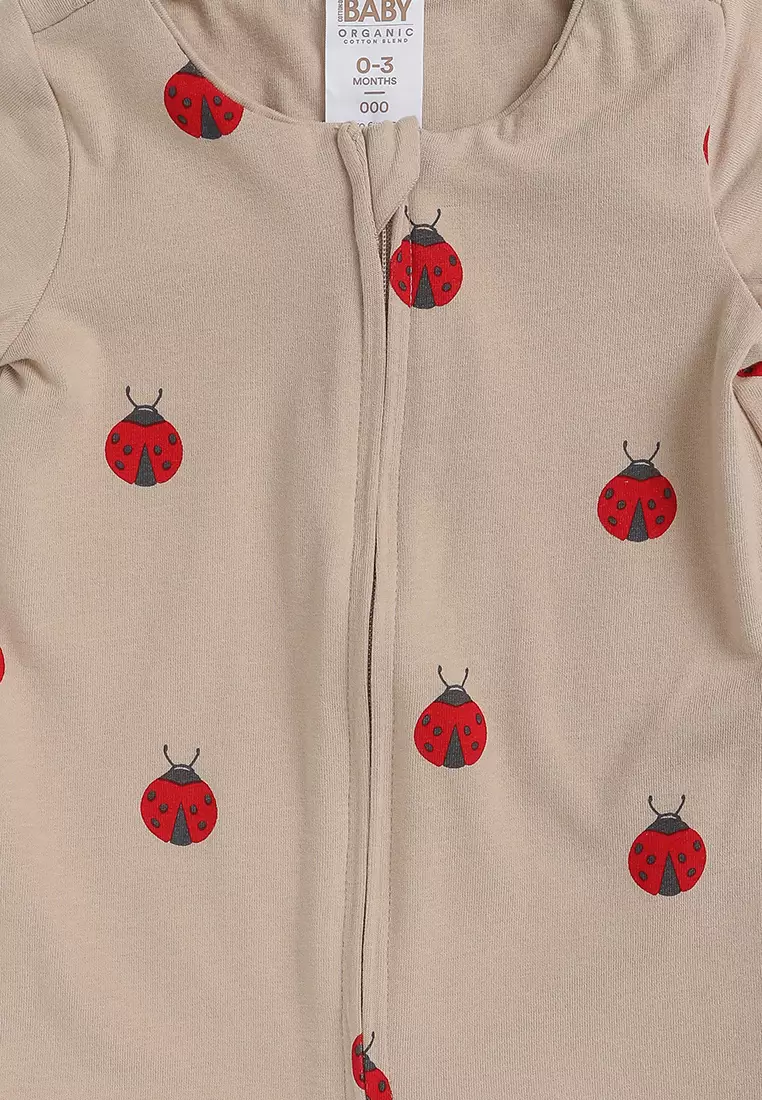 The Short Sleeve Zip Romper