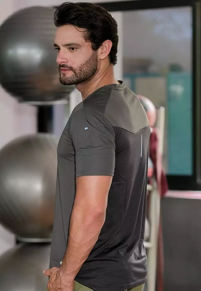 Fitwear - Kaos Olahraga Pria DIEGO DRYCOOL - GREY