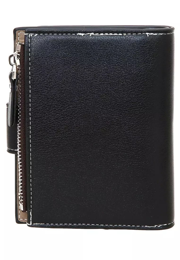 Dompet Kartu Pria Model Lipat Kasual Men's Card Wallet Anti Theft Material Leather ORIGINAL