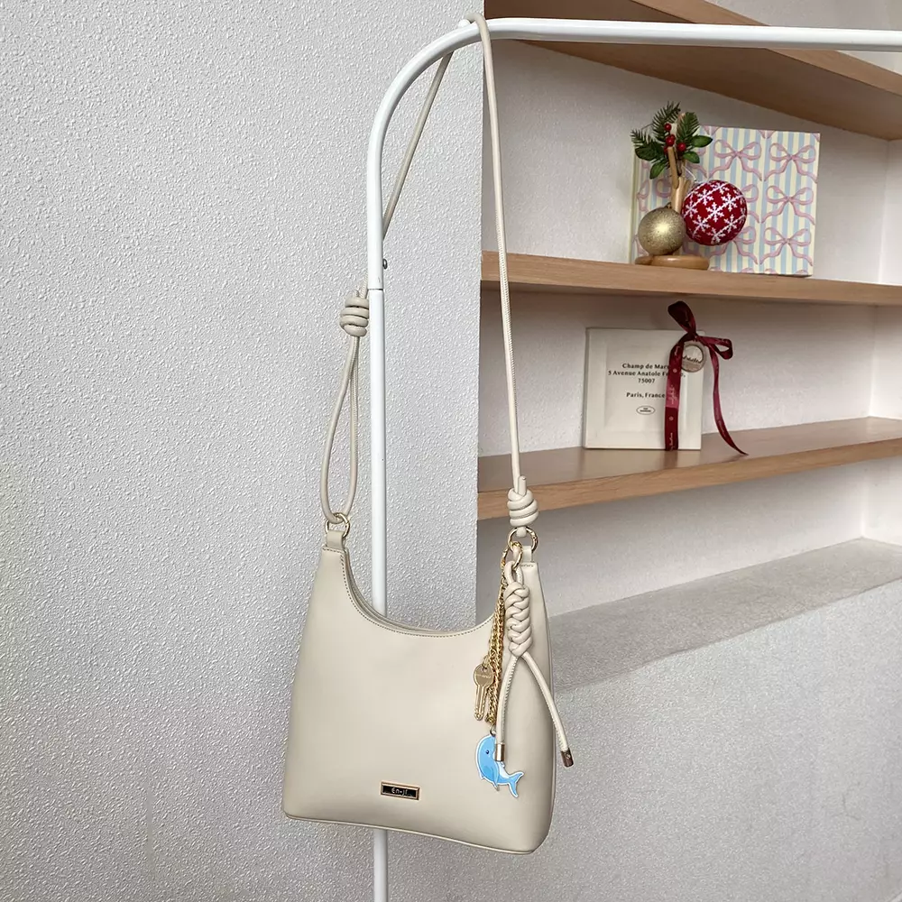 En-ji Yoda Slingbag Wanita Warna Cream