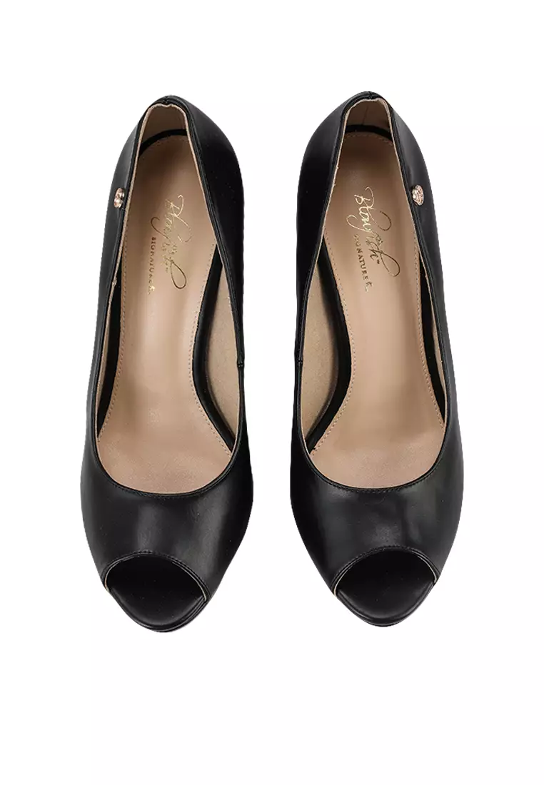 All black closed toe shoes online