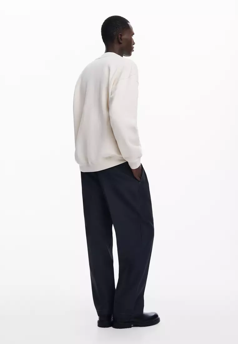 Embroidered sweatshirt