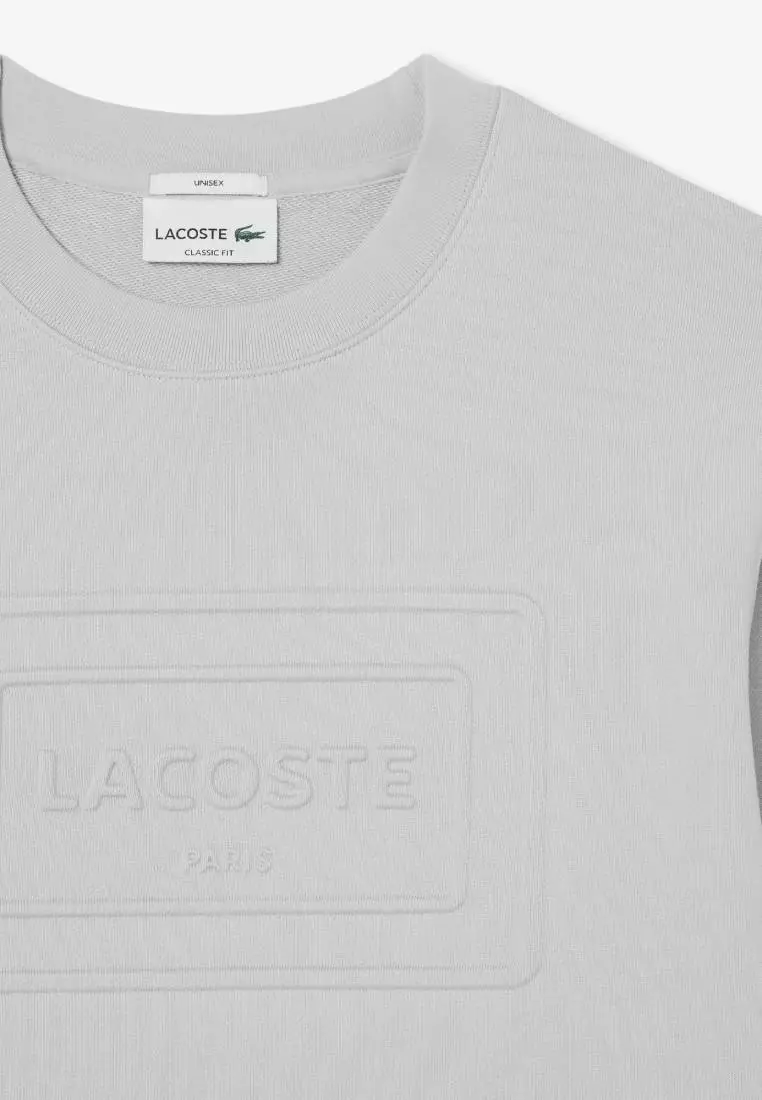 Embossed Fleece Sweatshirt