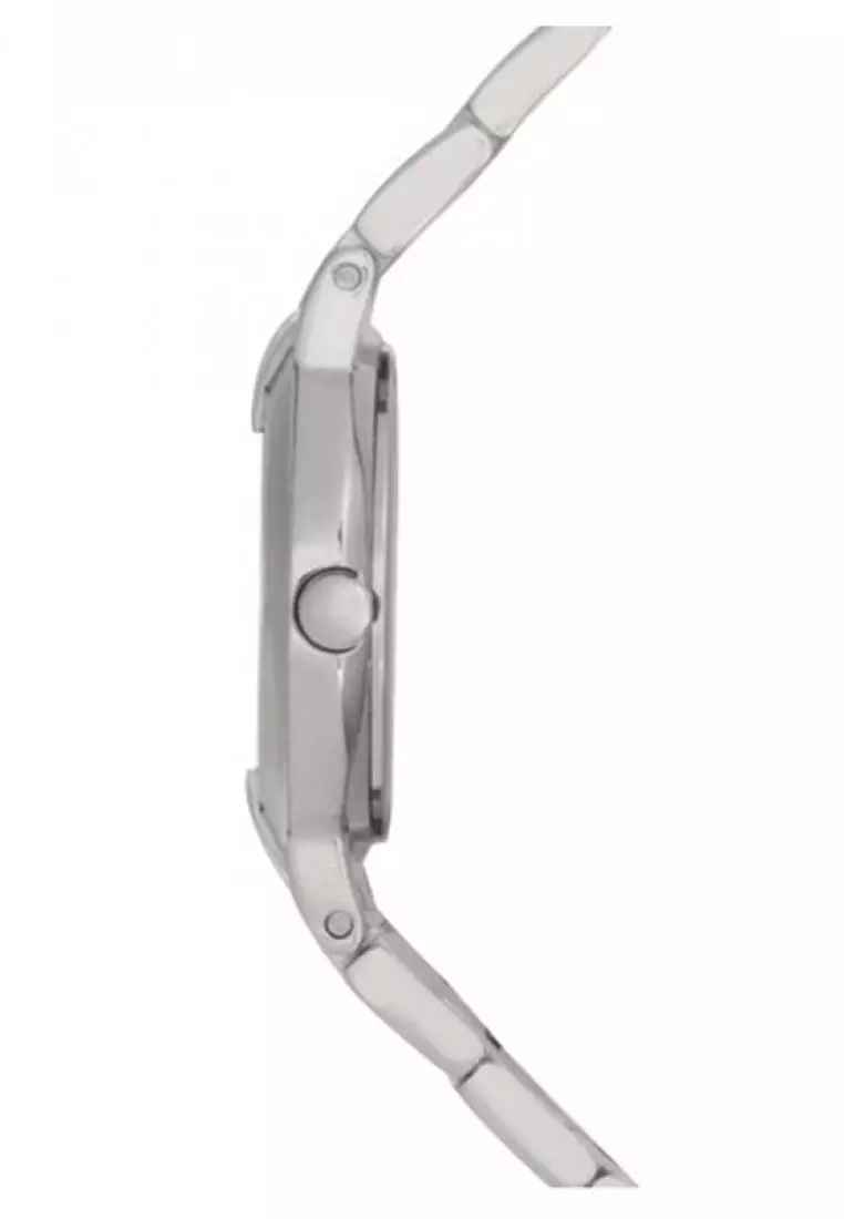 Jam Tangan Wanita Alba Original ATAN05 Strap Stainless Steel Silver Black Dial