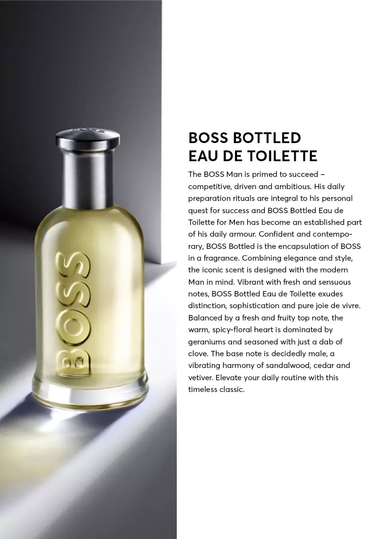 BOSS Bottled Eau de Toilette for Men 50ml - Fragrance for Him