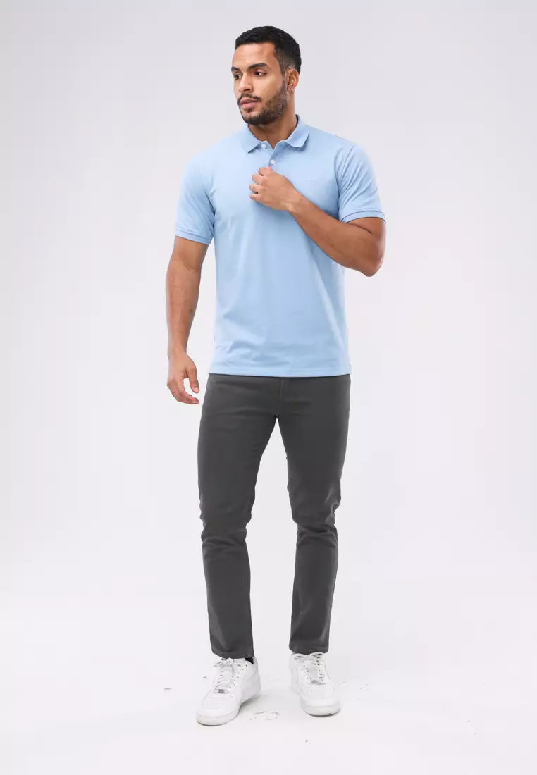 Cvc Collared Shirt Pique