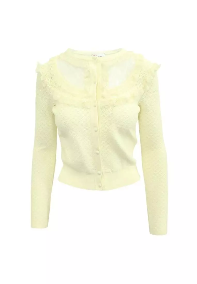 Red valentino outlet cardigan