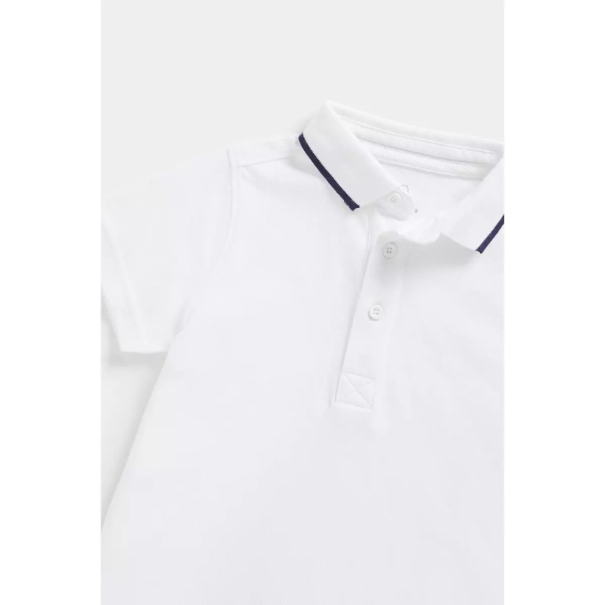 Mothercare White Polo Shirt - Kaos Bayi Laki-laki (Putih)