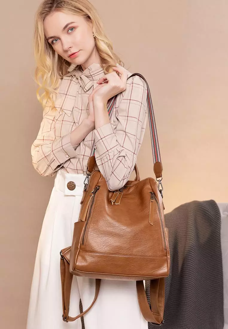 Leather Ladies Backpack