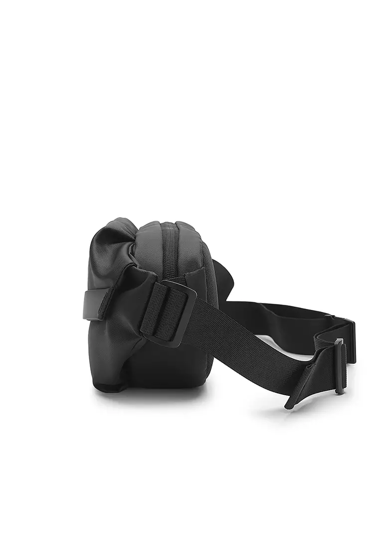 Men's Waist Bag / Belt Bag / Chest Bag (Tas Pinggang / Tas Dada Pria) - Hitam