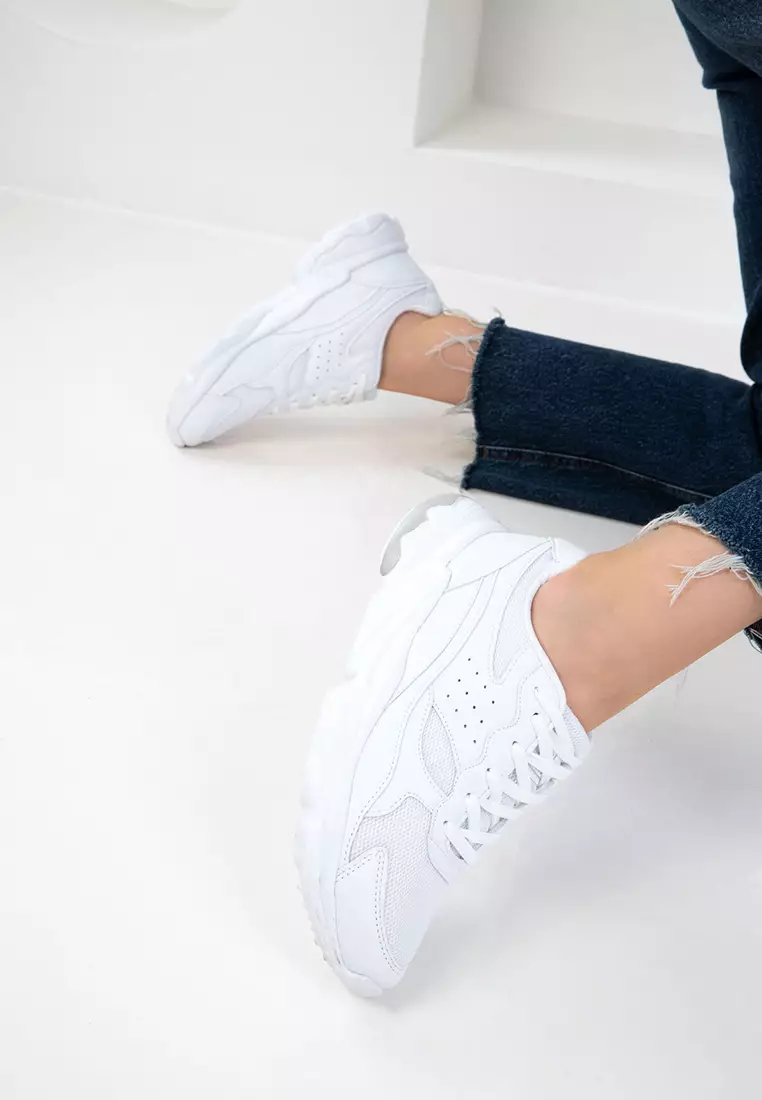 White-White Women's Sneaker 20592