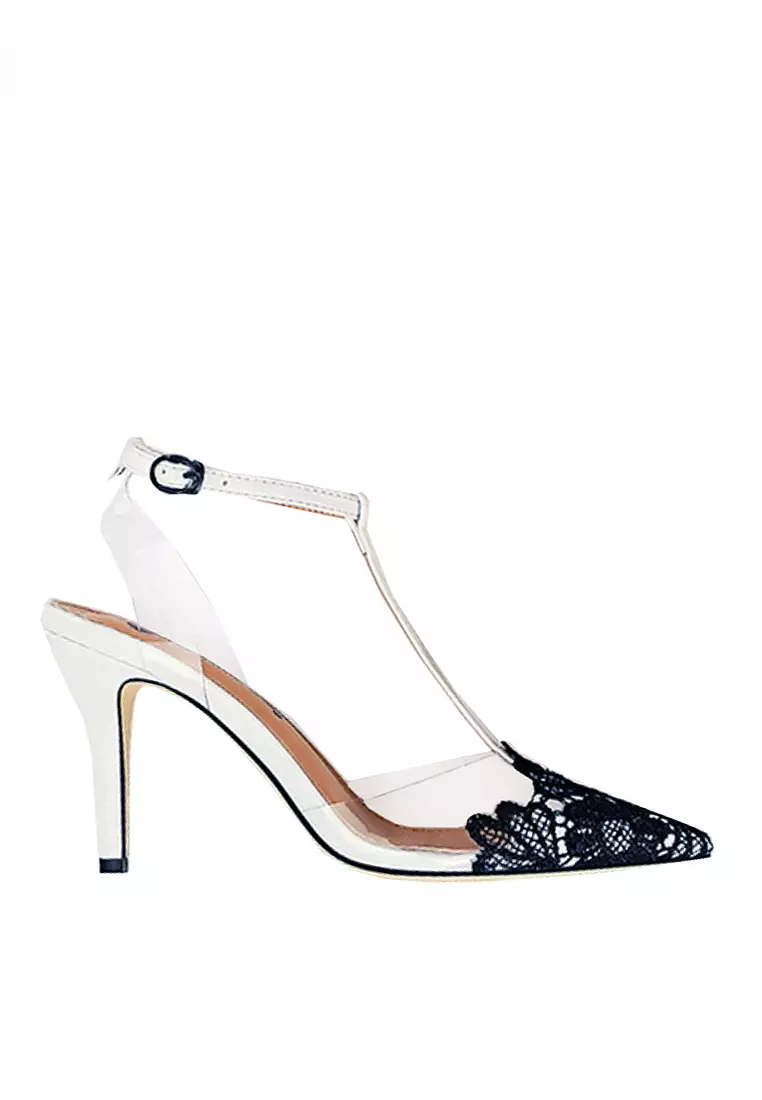 Discount on Twenty Eight Shoes  shoes - SKU: VANSA Sexy See-through Lace High Heel Shoes VSW-P9681