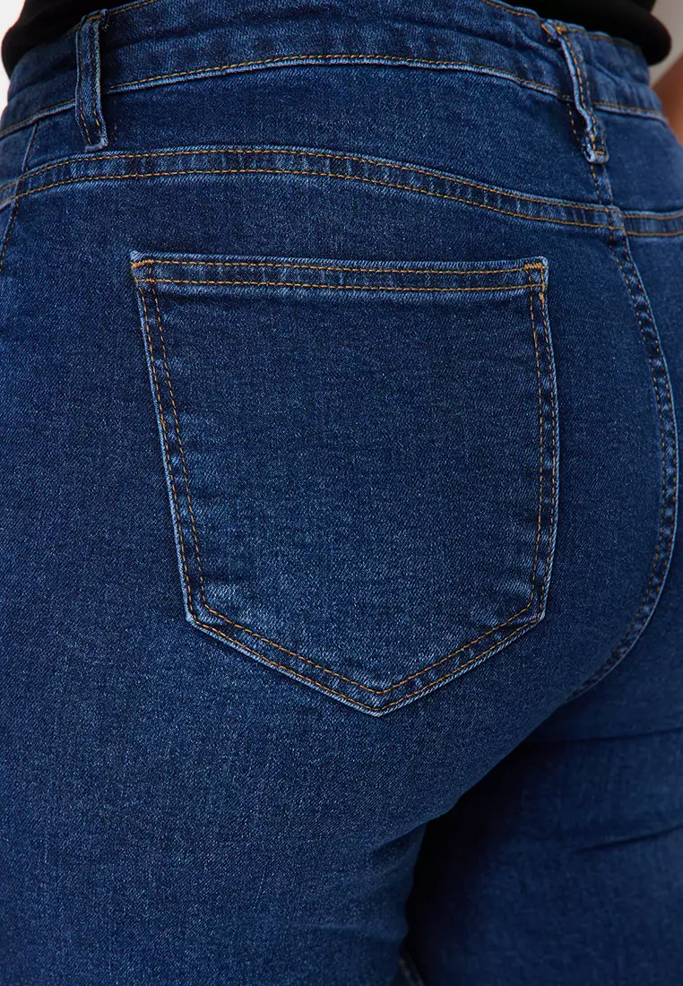 High Waist Flared Denim Jeans