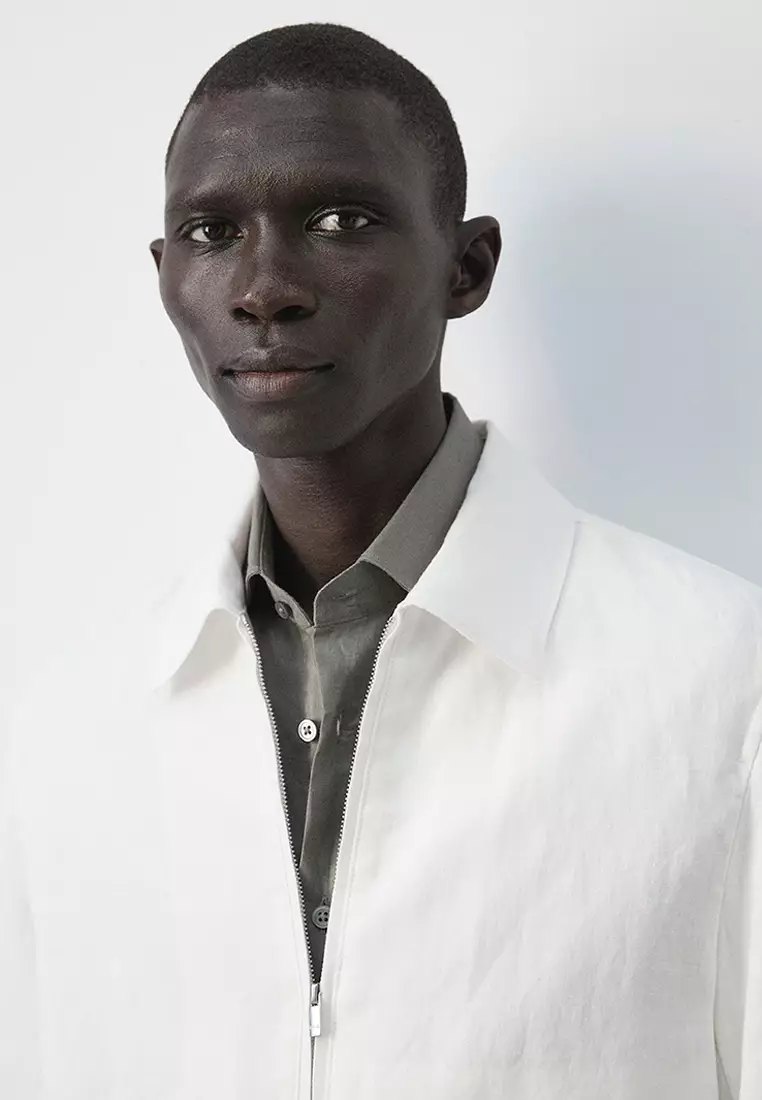 100% Linen Jacket with Pockets