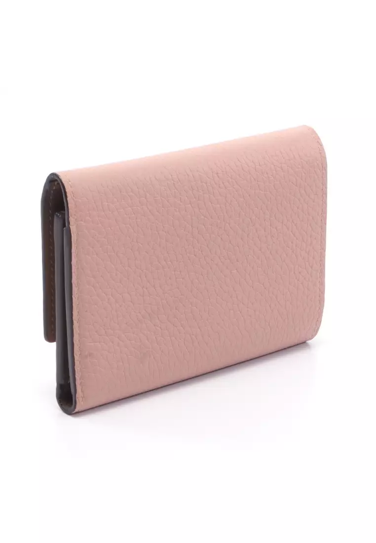 Pink Croc Embossed Bifold Wallet - Bifold Wallets - Michael Louis