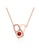 Air Jewellery gold Luxurious Love Rotation Lock Necklace In Rose Gold 72AADACB4823FEGS_2