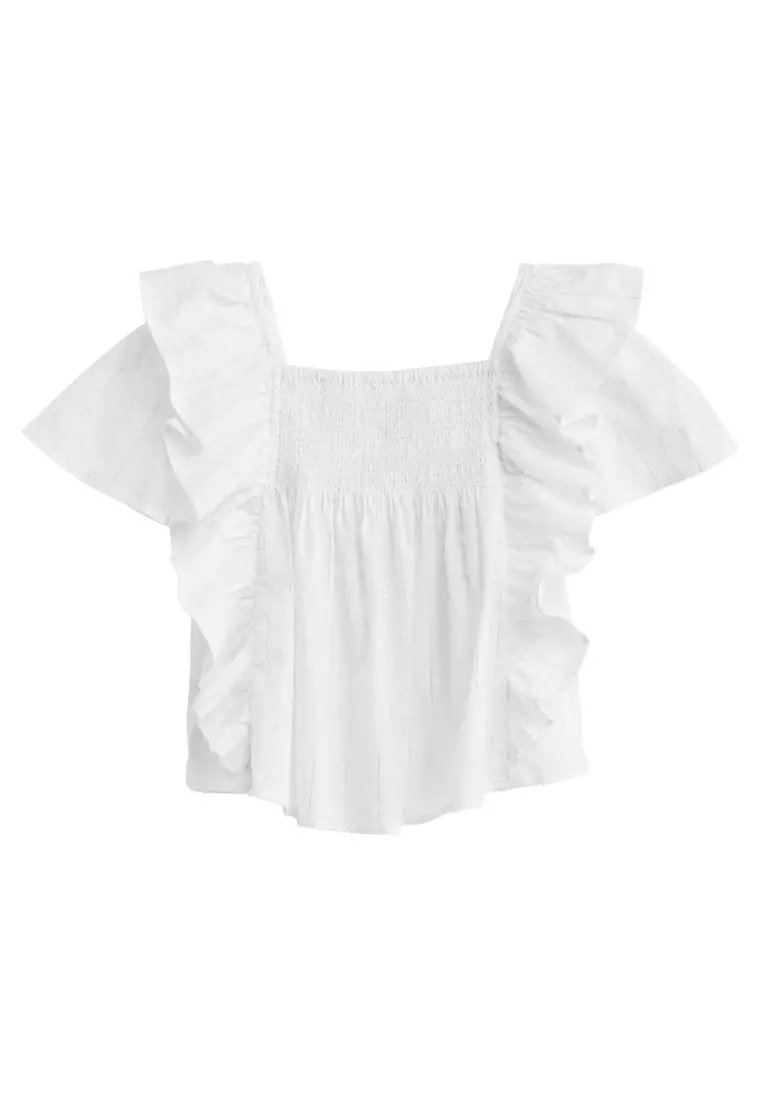 Buy NEXT Ruffle Blouse 2023 Online | ZALORA Singapore