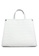 London Rag white Croco Faux Leather Hand Bag in Off White DD95AAC51AAAC2GS_3