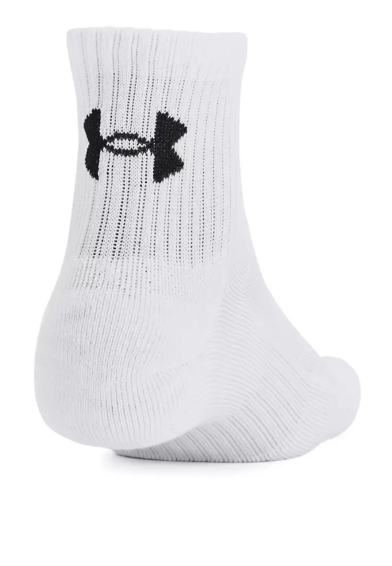 Under Armour Unisex UA Training Cotton 3-Pack Quarter Socks