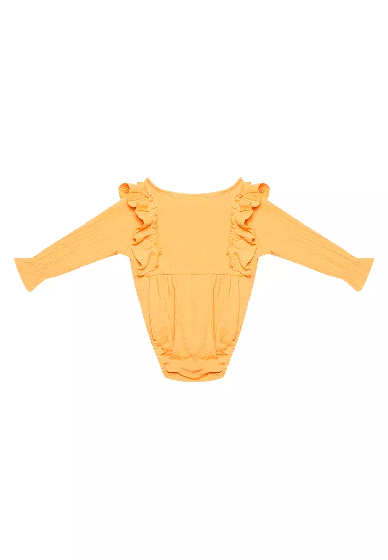 Solinas Ruffled Long Sleeves Playsuit