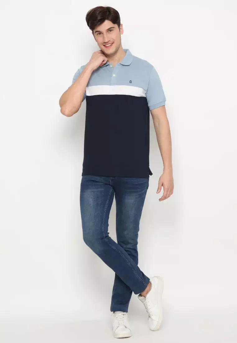 MATSUDA Kaos Polo Shirt Pria Kerah Liyama