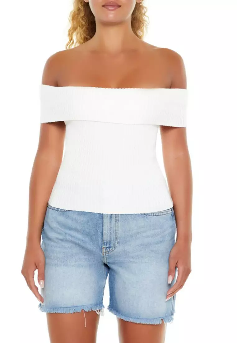 Forever 21 off the shoulder sweater outlet