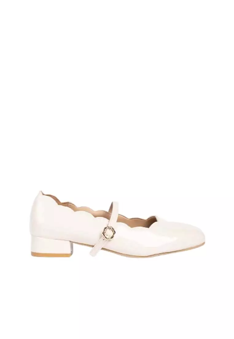 Discount on Happy2U  shoes - SKU: Scallop Glossy Mary Jane