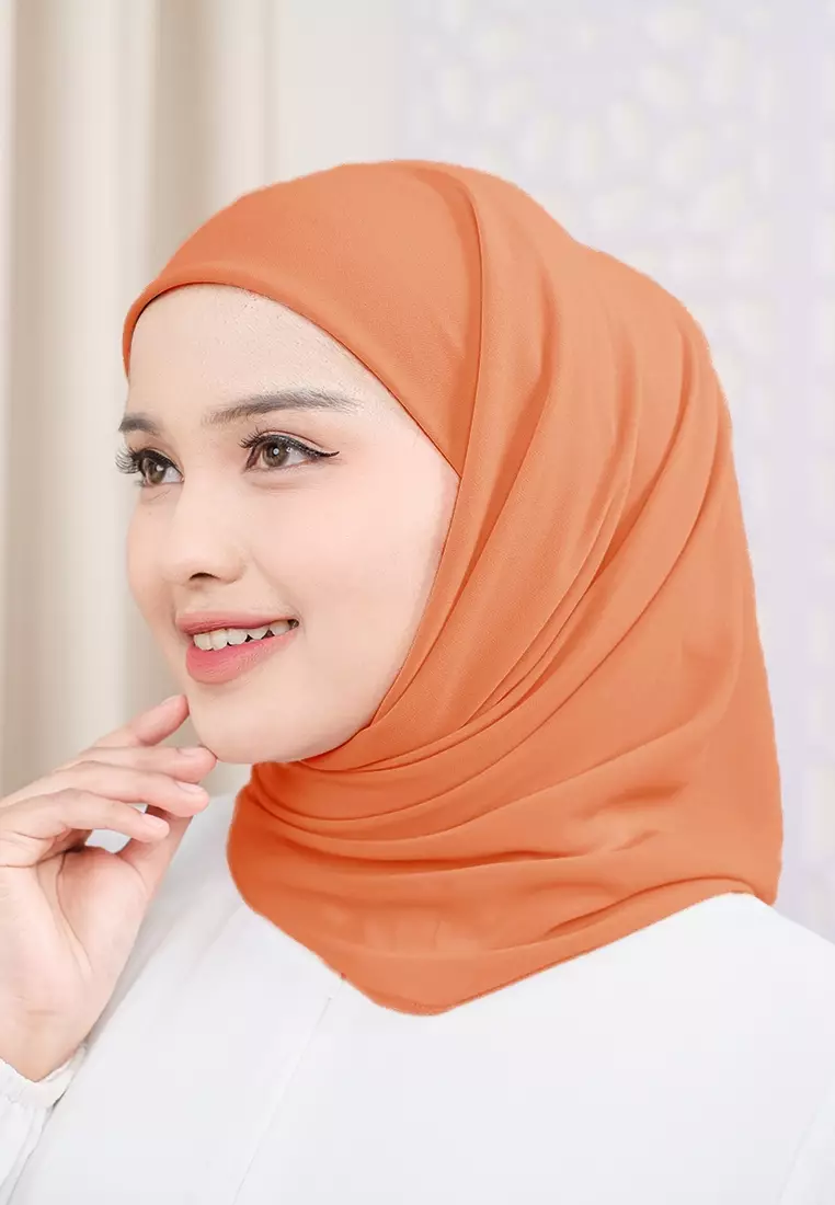HIJAB INSTAN ALINE - DUSTY BRICK