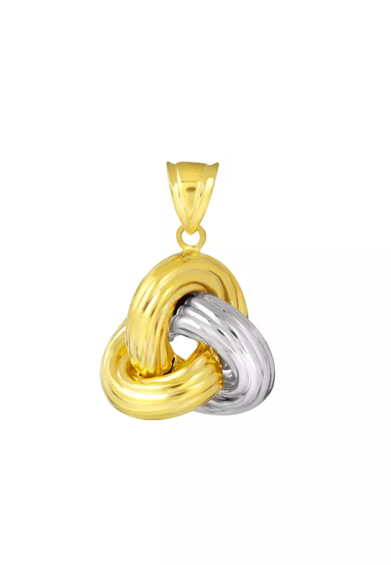 TOMEI Lusso Italia Knot Pendant, Yellow Gold 916