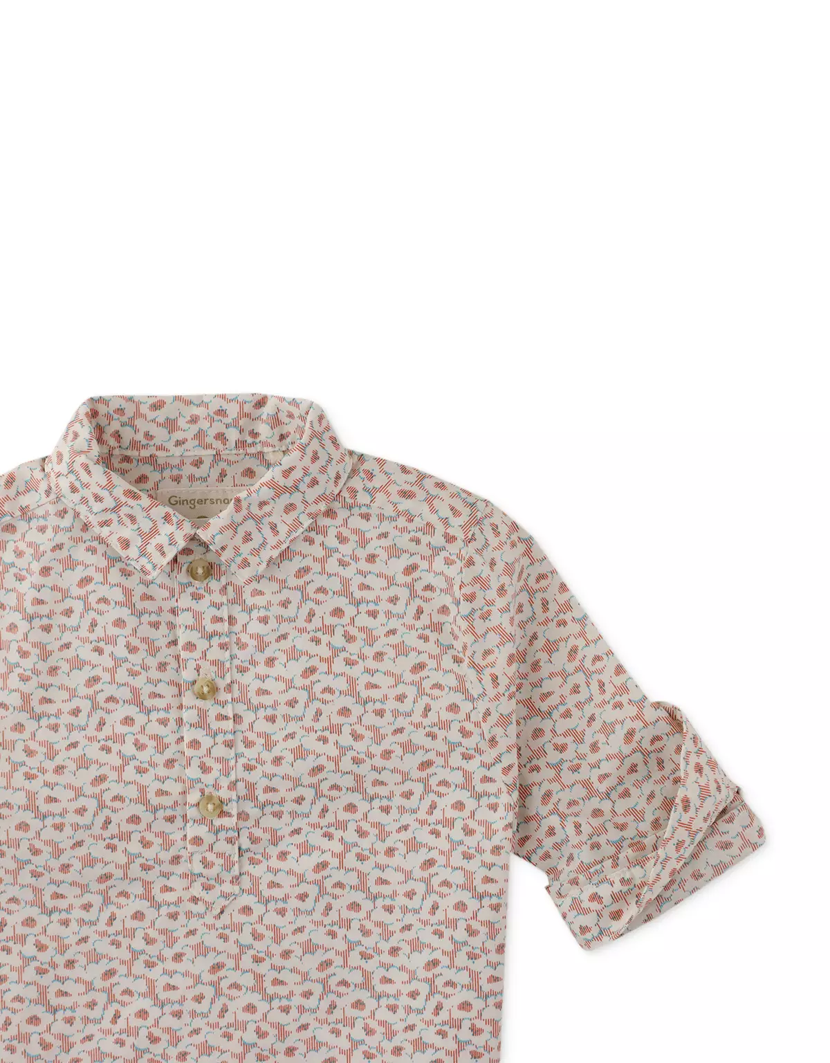 Gingersnaps Baby Hippie Patch Woven Shirt - Kemeja Bayi Laki (Multi)