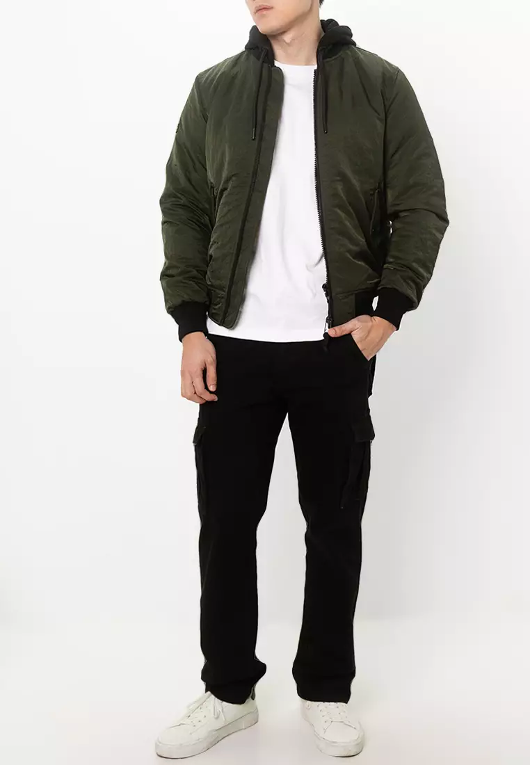 Military Hooded MA1 Jacket