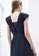 Saturday Club blue Midi High Rise Waist Dress with Shoulder Detail 75882AA93853BAGS_3