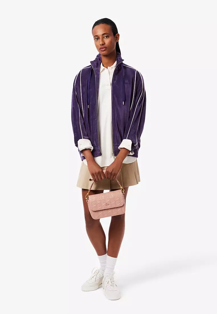 Maheki Embossed Leather Shoulder Bag