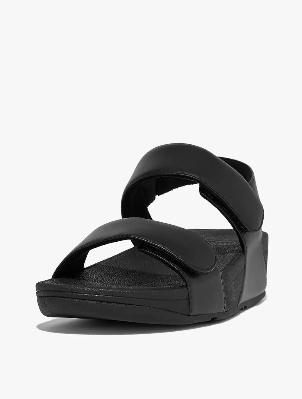 Fitflop Lulu Adjustable LT BS  FV8-090 Women's Sandals- All-Black - Black