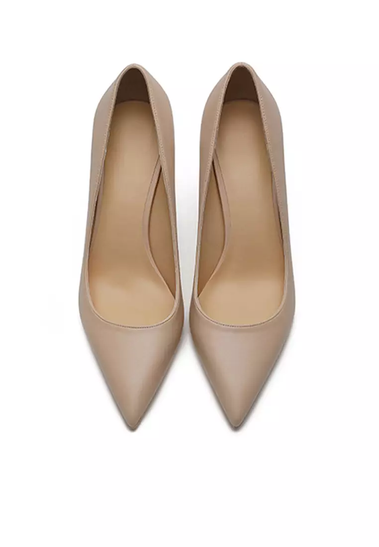 8CM Uniform Pointed High Heel Shoes HZL181