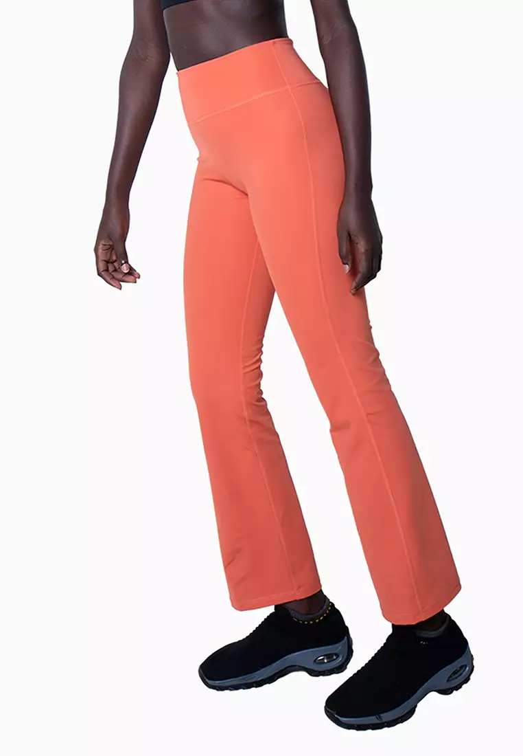 Cut top yoga pants