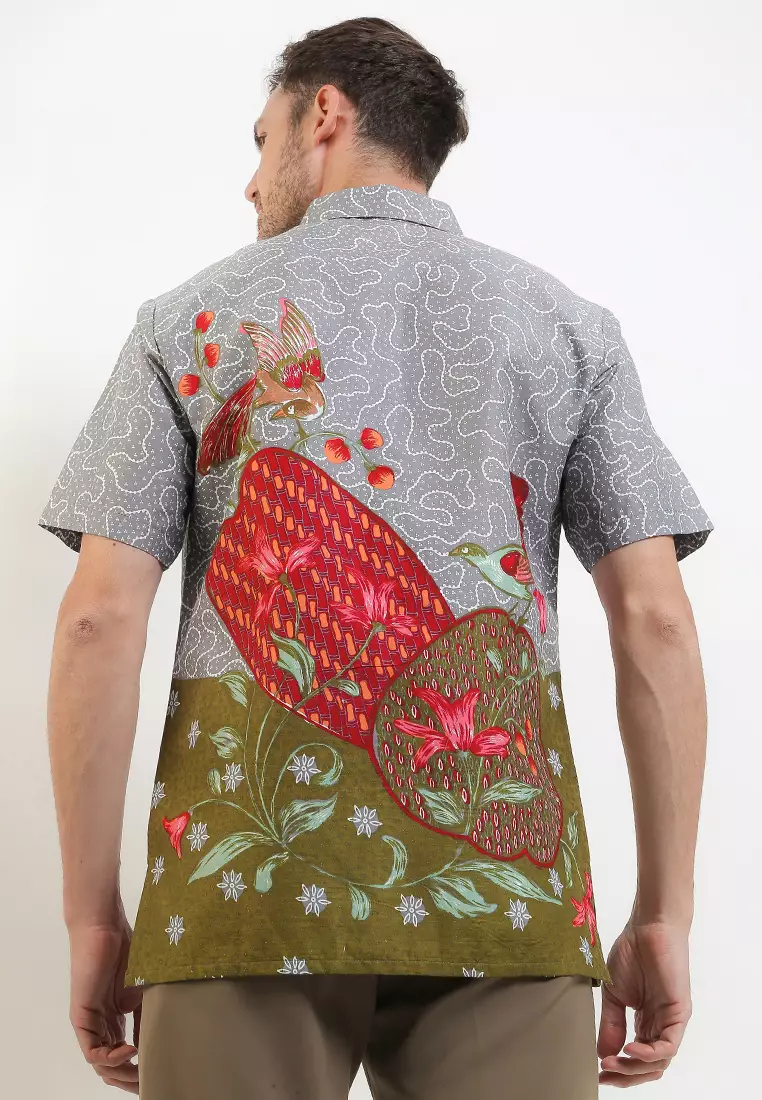 Hem Batik Body Fit Teratai Air