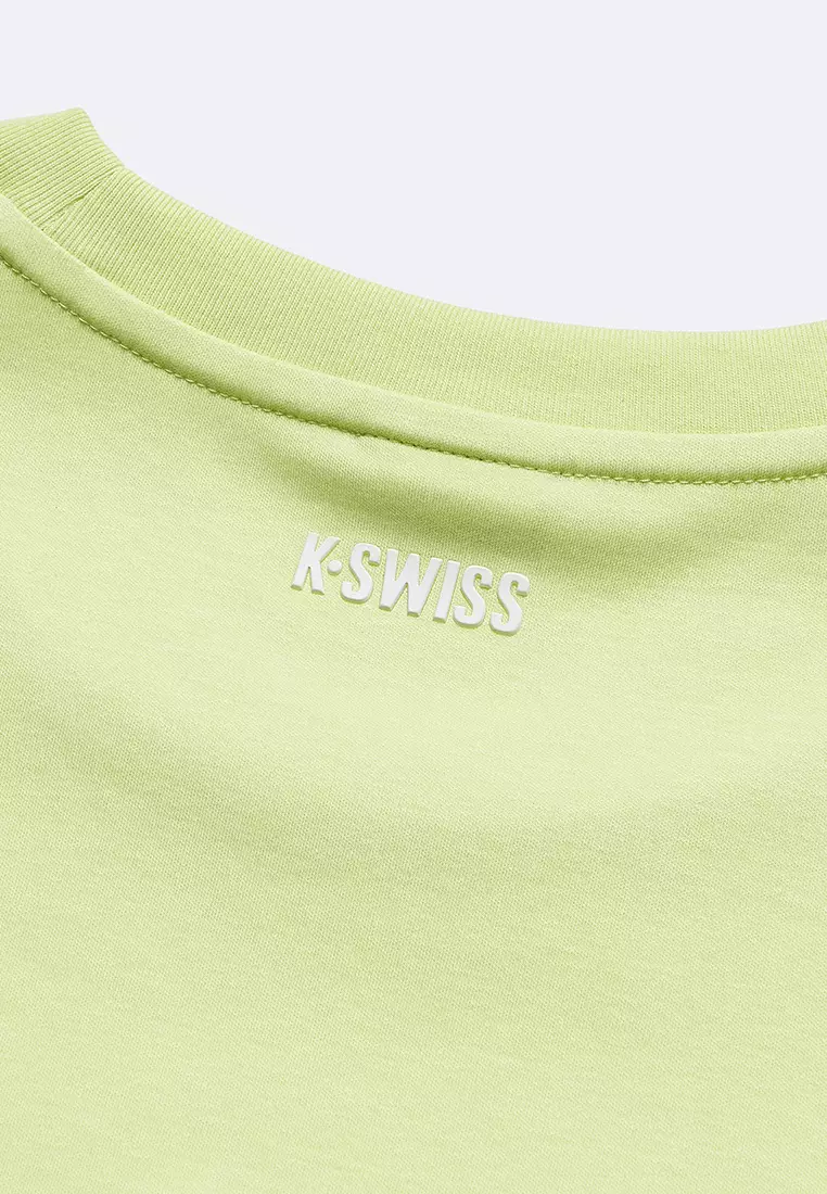 WOMEN'S K-SWISS CALIFORNIA LOGO LOOSE FIT COTTON T-SHIRT