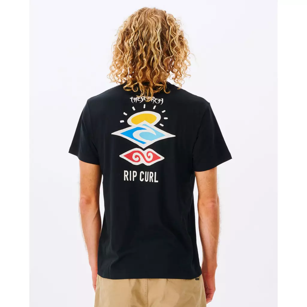 Rip Curl Search Icon Tee - Black