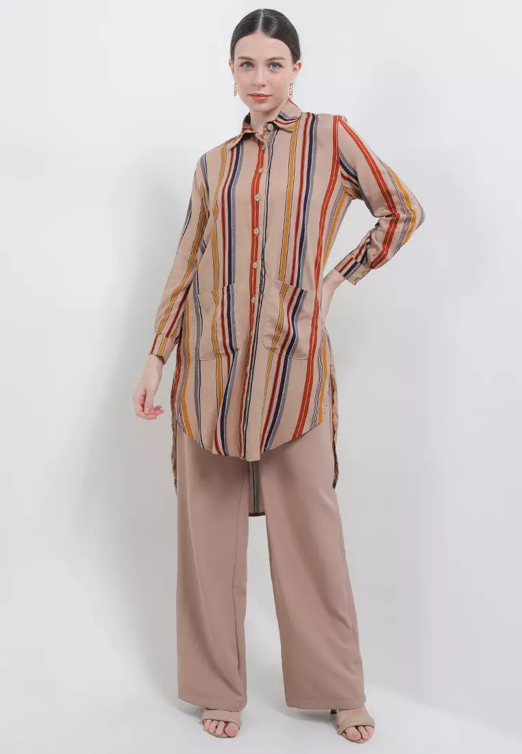 Tunik Motif Garis