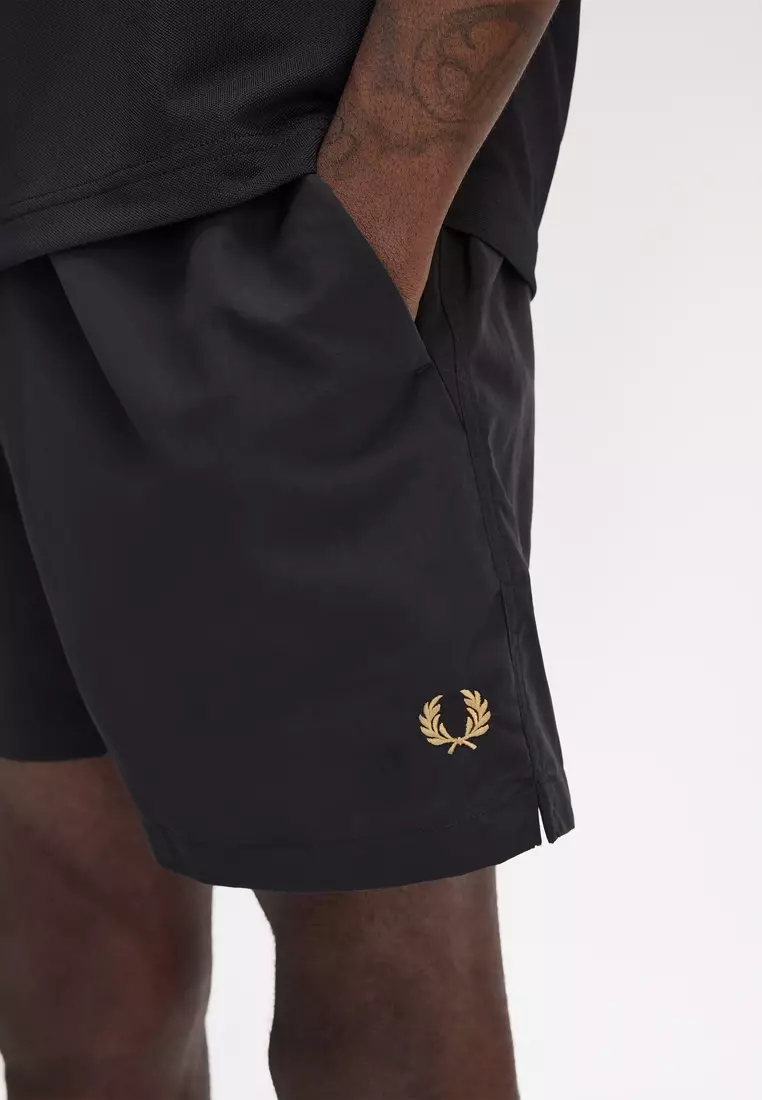Fred Perry S9103 Taslan Tennis Shorts (Black)