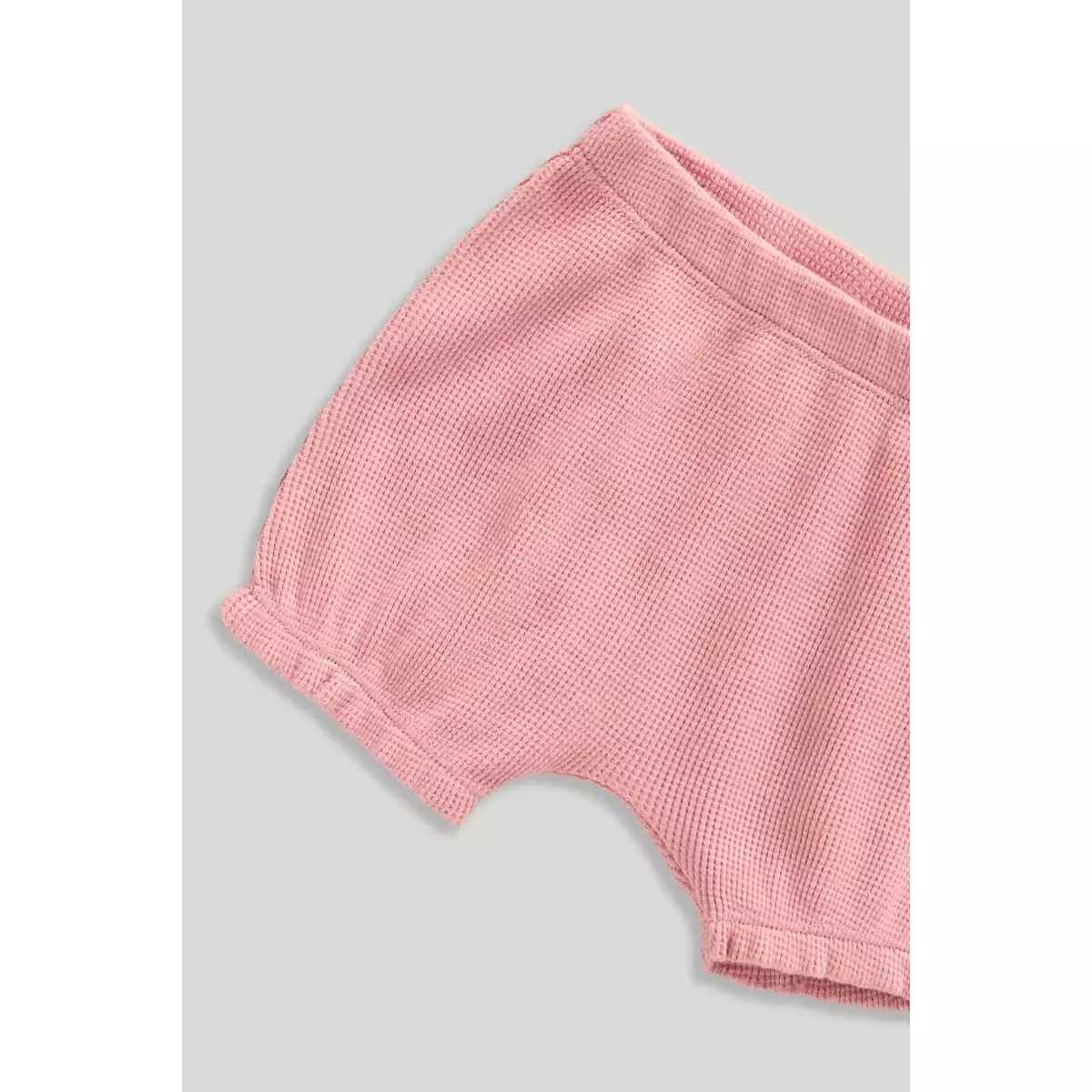 Mothercare Waffle Top and Shorts Set - Set Baju Bayi Perempuan (Pink)