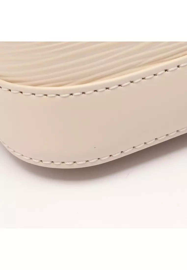 Pre-Loved Louis Vuitton Alma BB Epi Quartz Handbag leather ivory 2WAY