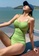 LYCKA green LNN1230 Korean Lady One Piece Swimwear Green 0096AUSF6E57CDGS_2